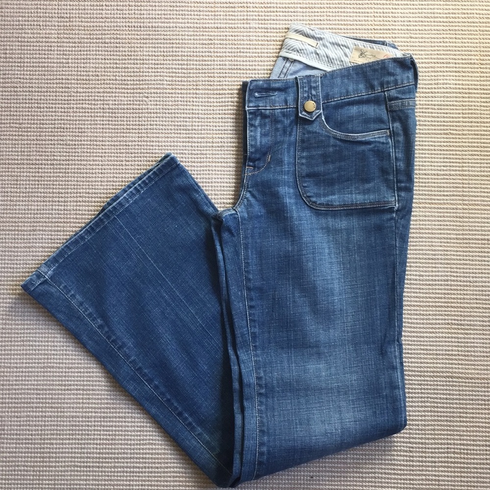 Gap Limited Edition, flare legged denim.